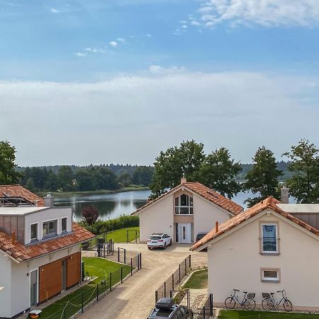 5 Sterne-Ferienhaus Eisvogel Am See Mit Sauna Und Kamin Krakow am See Dış mekan fotoğraf