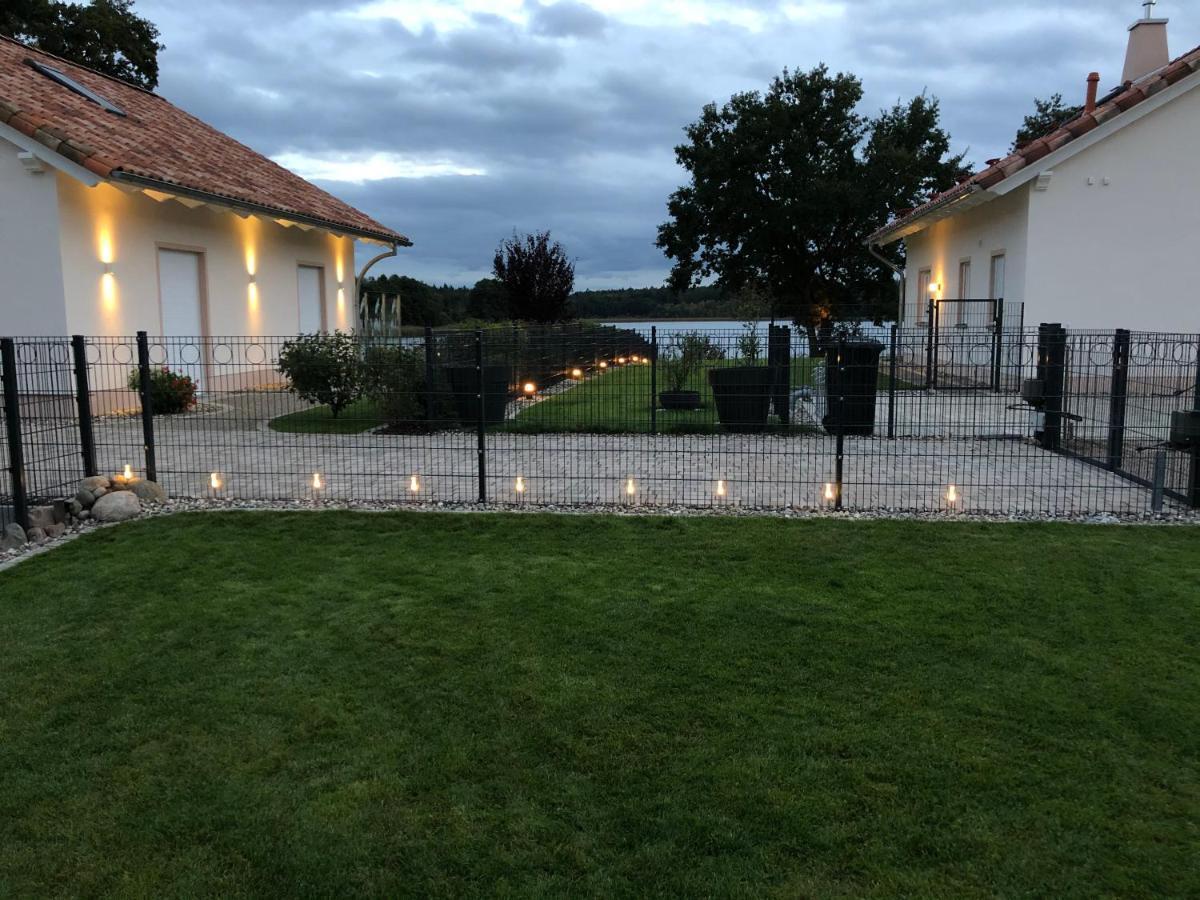 5 Sterne-Ferienhaus Eisvogel Am See Mit Sauna Und Kamin Krakow am See Dış mekan fotoğraf