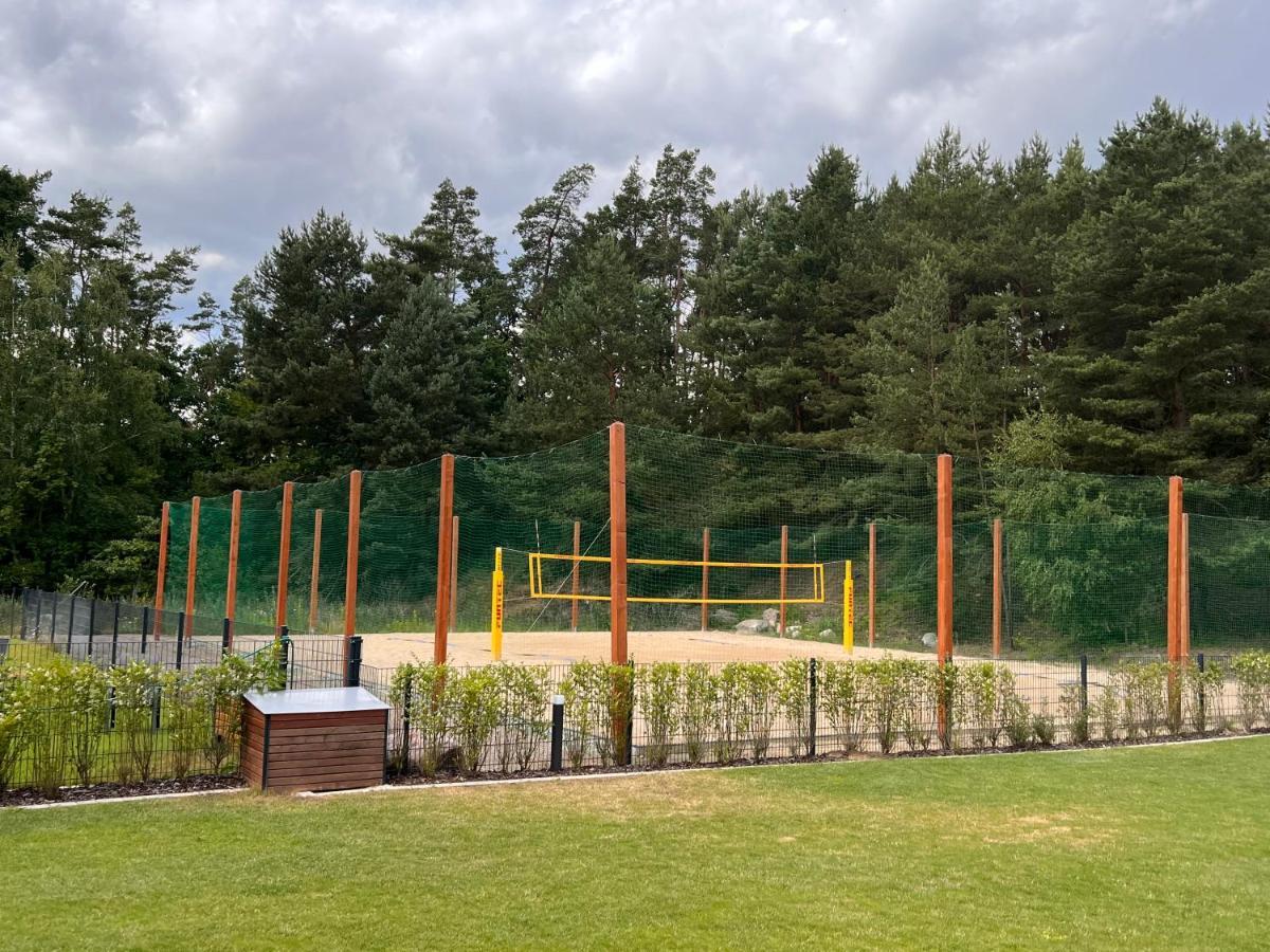5 Sterne-Ferienhaus Eisvogel Am See Mit Sauna Und Kamin Krakow am See Dış mekan fotoğraf